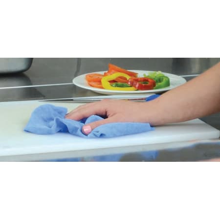 ATLANTIC MILLS Atlantic Mills 13.5"x18" Heavy Duty Foodservice Blue Wipe, PK300 7300